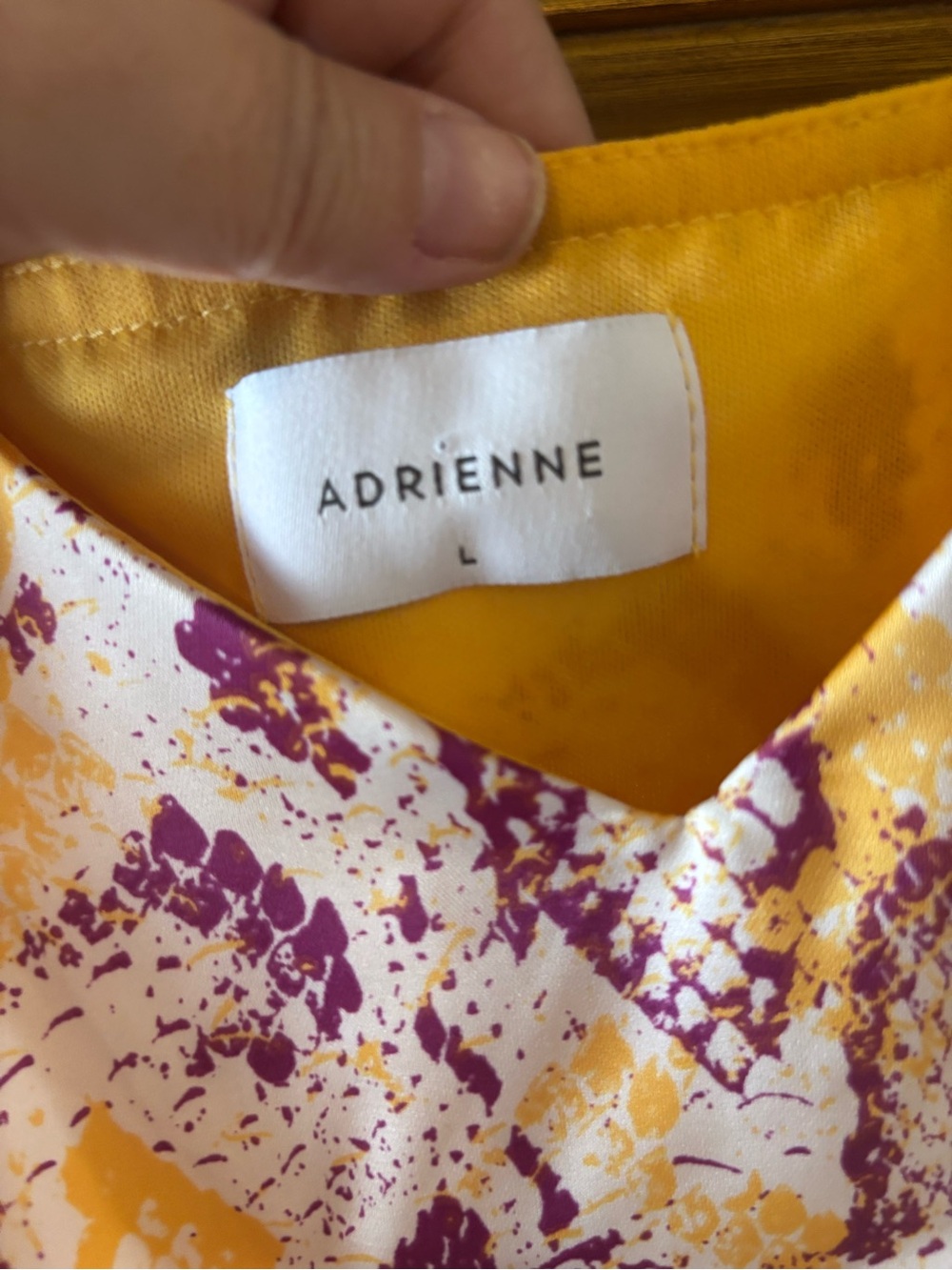 ADRIENNE LSU Purple & Gold Tie-Strap Tiered Romper - Picture 3 of 11